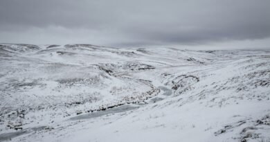 The Bear Paw country of northern Montana under snow in early October