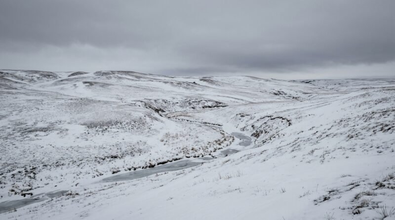 The Bear Paw country of northern Montana under snow in early October